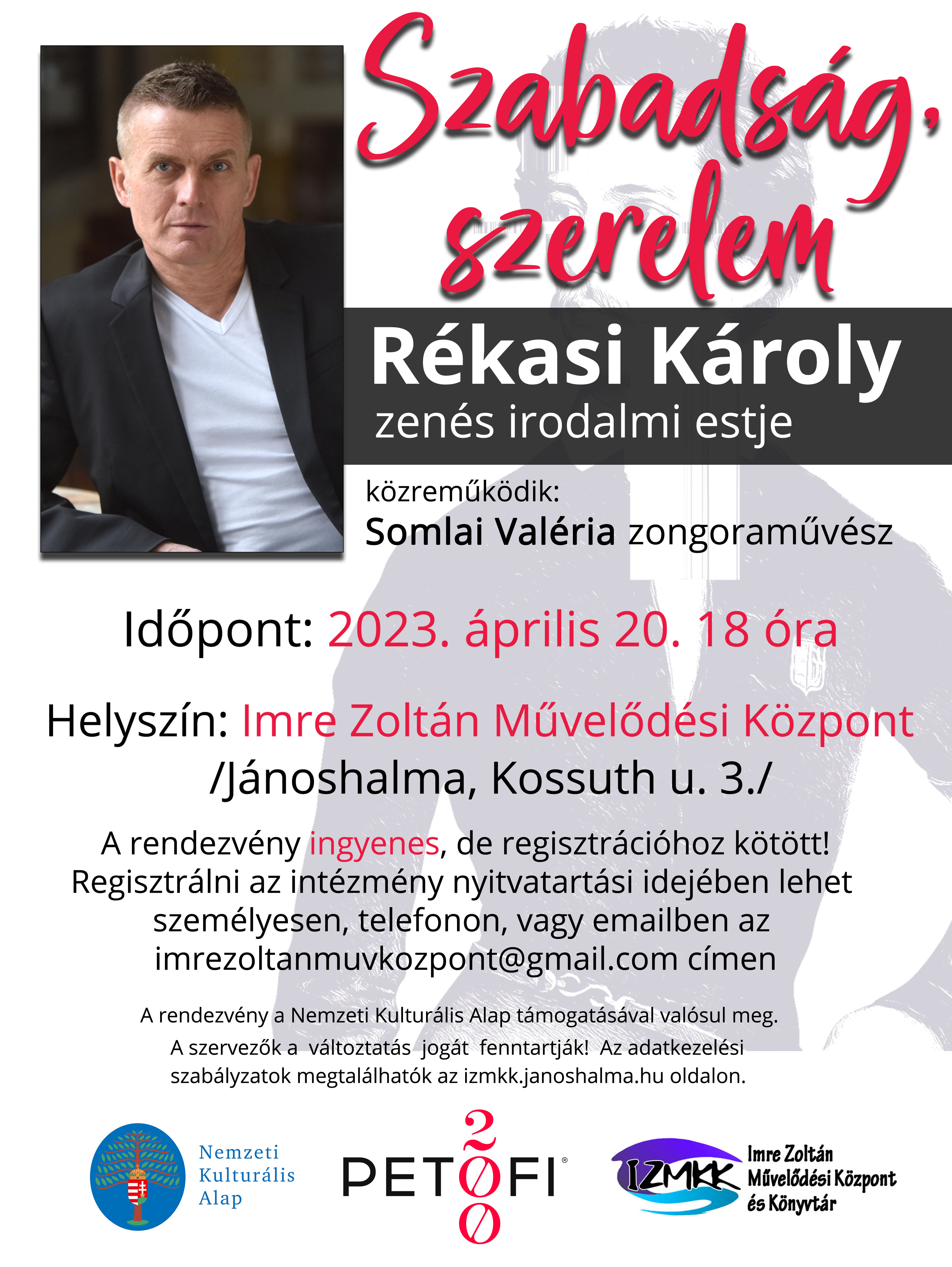 Rékasi Károly zenés irodalmi estje